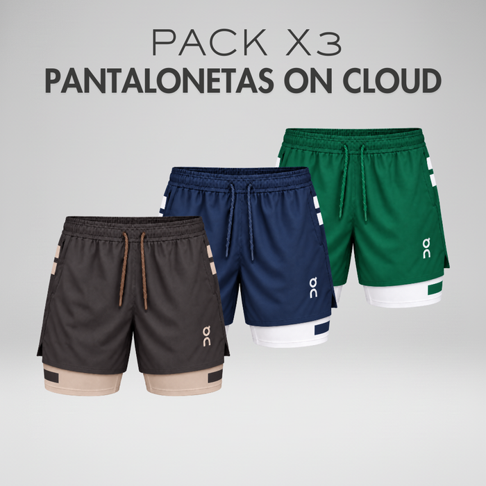 1068 | Pack x3 Pantalonetas On Cloud