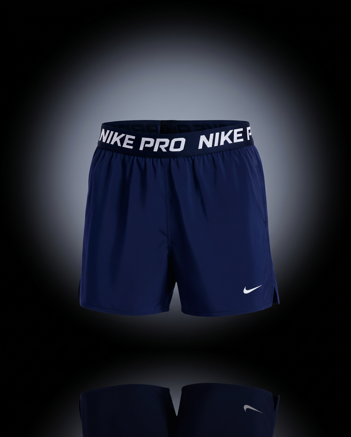 Pantaloneta Nike Pro azul