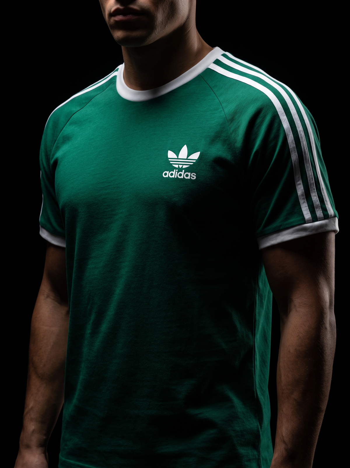 Camiseta clásica puesta